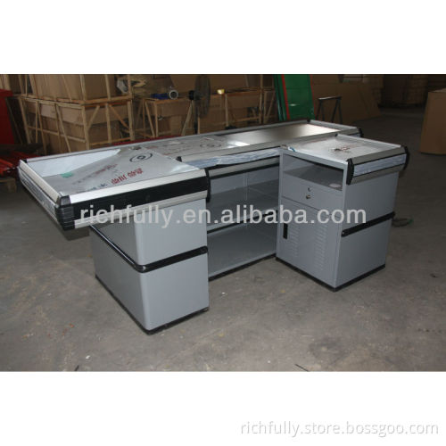 Factory sale Good price electronic supermarket cash register with conveyor belt
